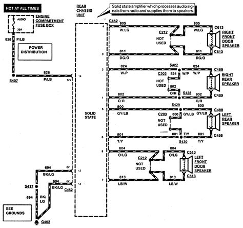 1989 mercury grand marquis fuel pump wiring diagram 